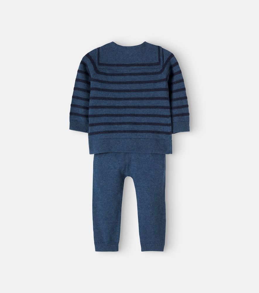 Bebé - set de cárdigan y pantalones Laslo de lana y algodón - Bonpoint - Modalova