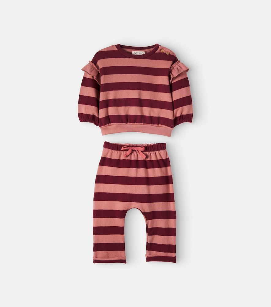 Bebé - Set de jersey y pantalones en mezcla de algodón - Cozmo - Modalova