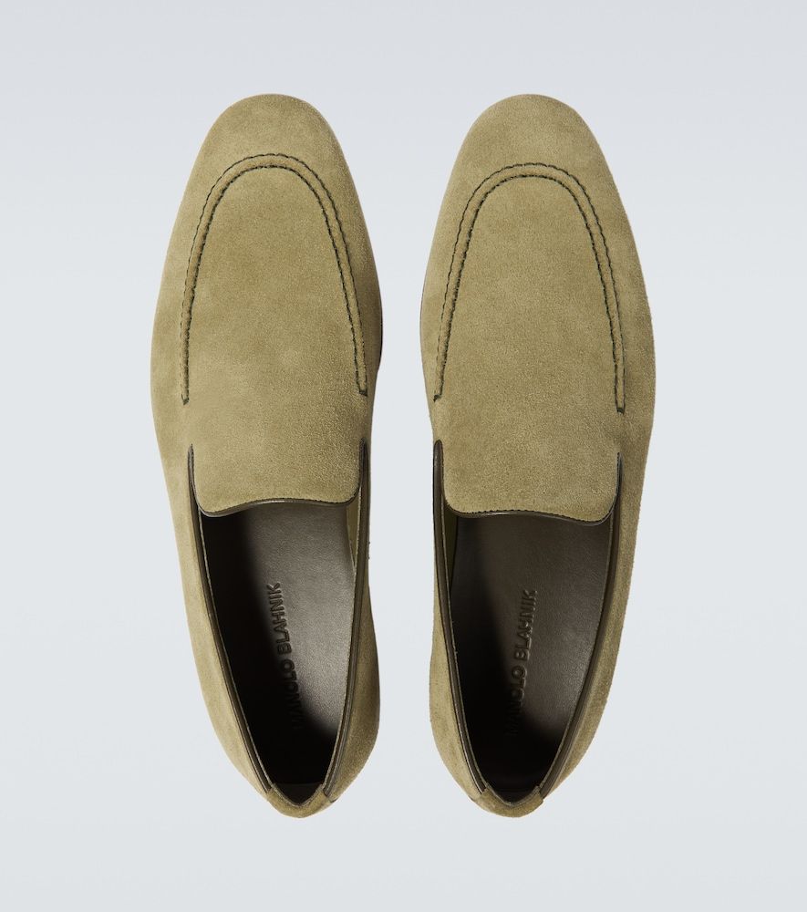 Slip-Ons Truro aus Veloursleder - Manolo Blahnik - Modalova
