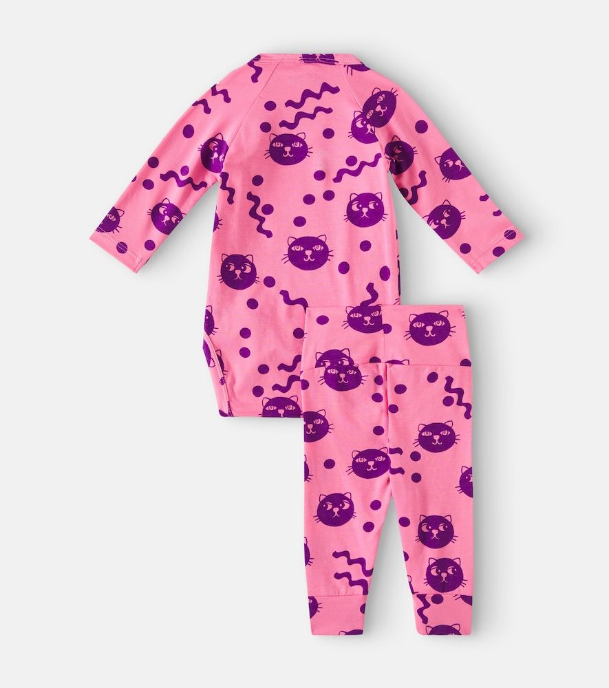 Bebé - Set Squiggly Cats de body y leggings - Mini Rodini - Modalova