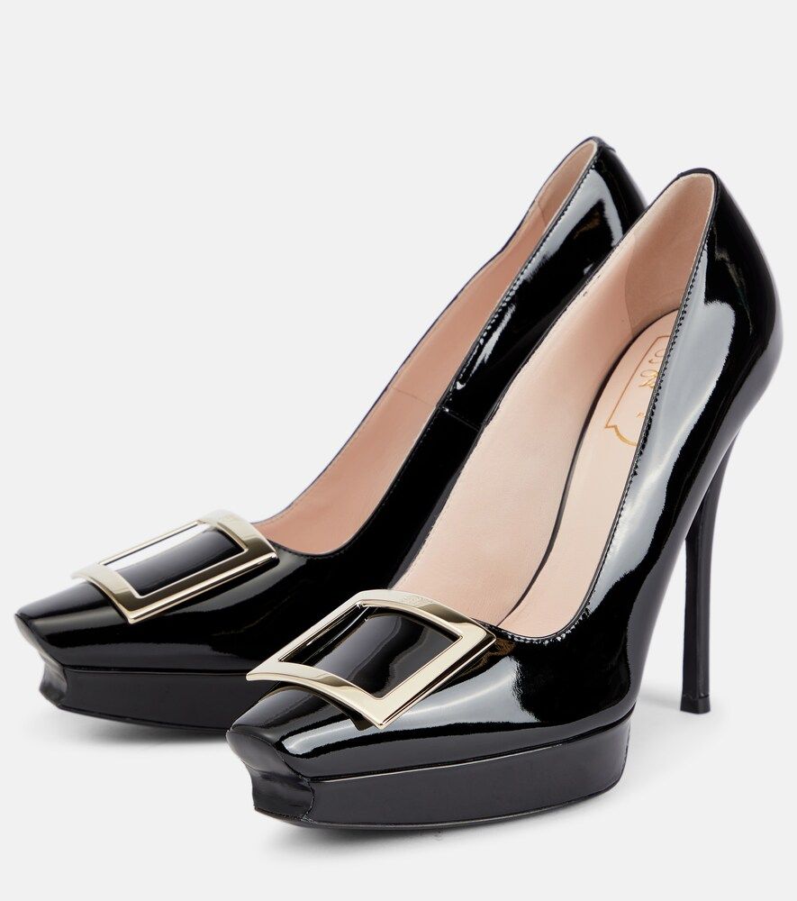 Plateau-Pumps Belle Vivier aus Lackleder - Roger Vivier - Modalova
