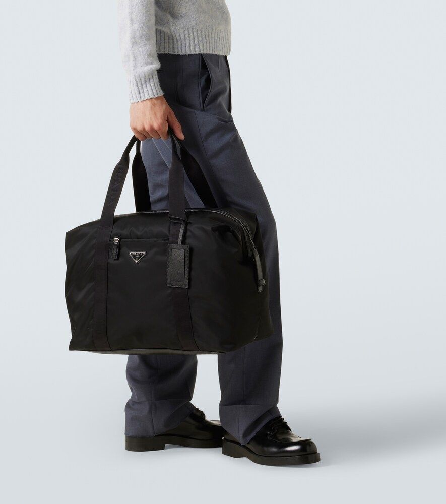 Bolso de viaje Re-Nylon con piel - Prada - Modalova