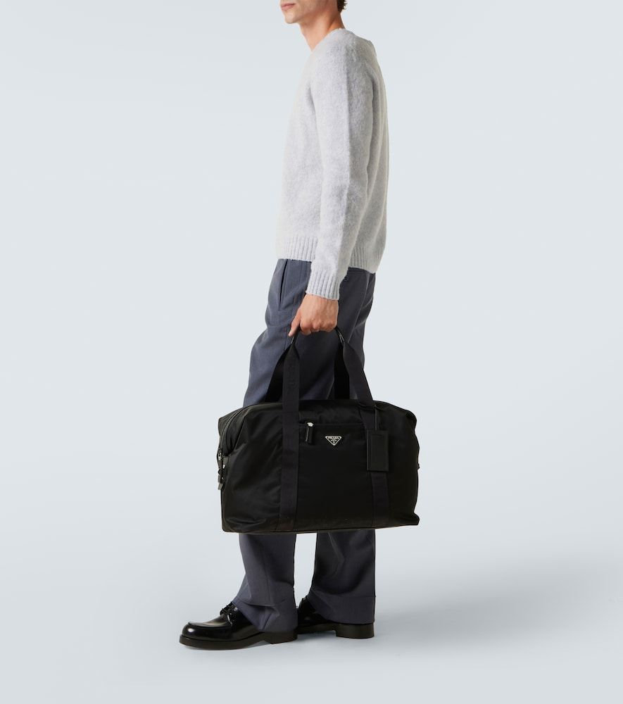 Bolso de viaje Re-Nylon con piel - Prada - Modalova