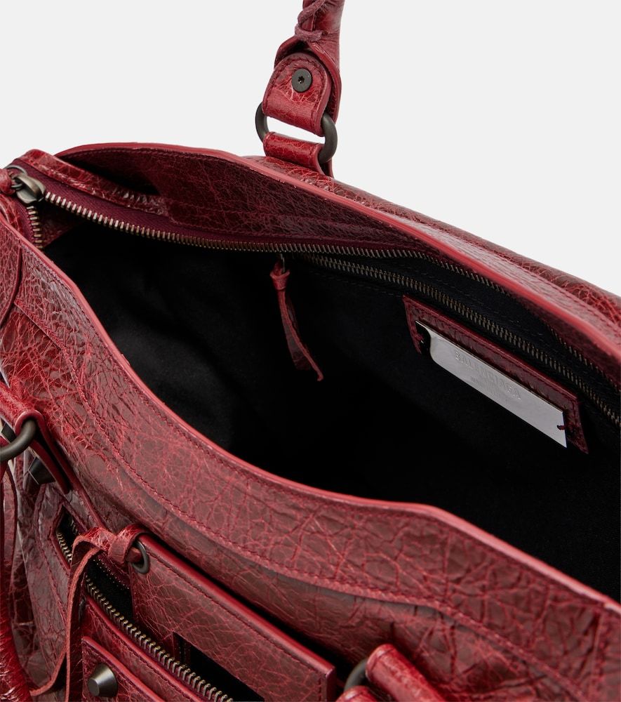 Le City Medium leather top-handle bag - Balenciaga - Modalova
