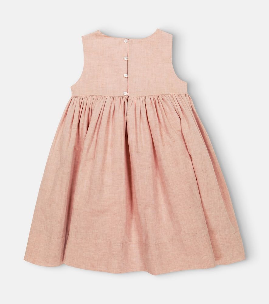 Vestido Anaya de seda, lino y algodón - Bonpoint - Modalova