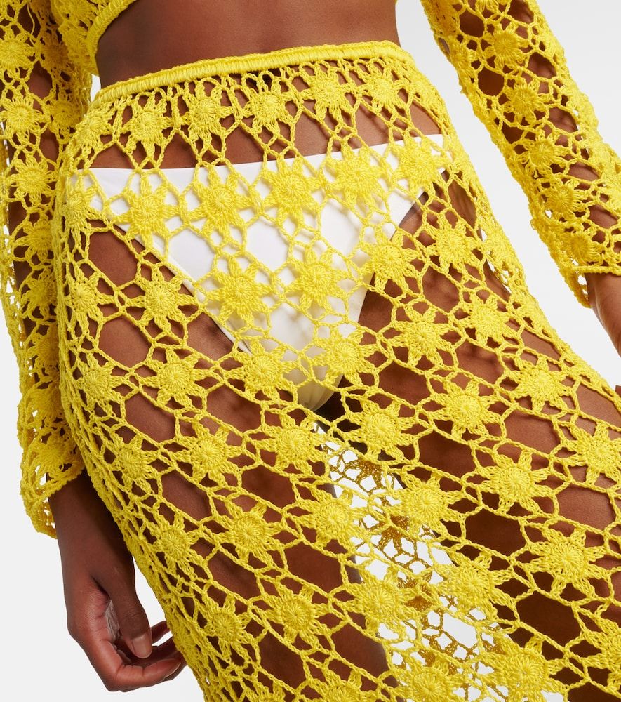 Gonna lunga Bella in cotone crochet - Anna Kosturova - Modalova