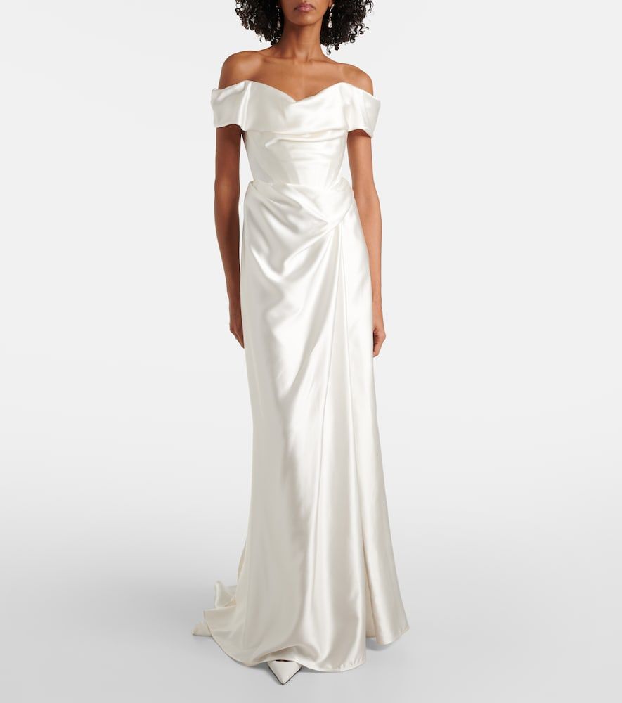 Vestido bustier de novia Mabel de satén de seda - Vivienne Westwood - Modalova