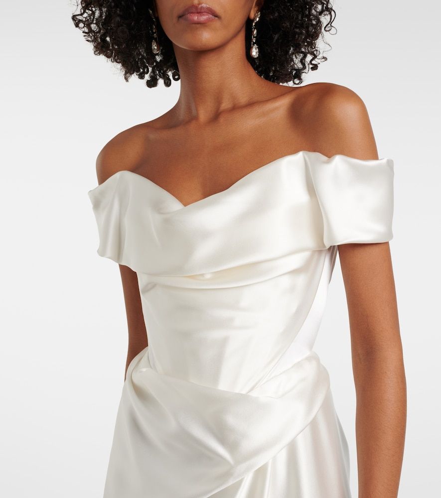 Vestido bustier de novia Mabel de satén de seda - Vivienne Westwood - Modalova