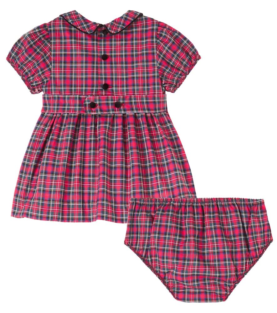 Bebé - set de vestido y braga Arcadia de algodón a cuadros - La Coqueta - Modalova
