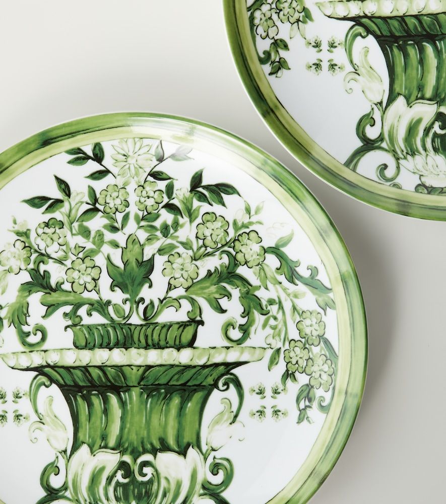 Set di 2 piatti piani Maiolica - Dolce&Gabbana Casa - Modalova