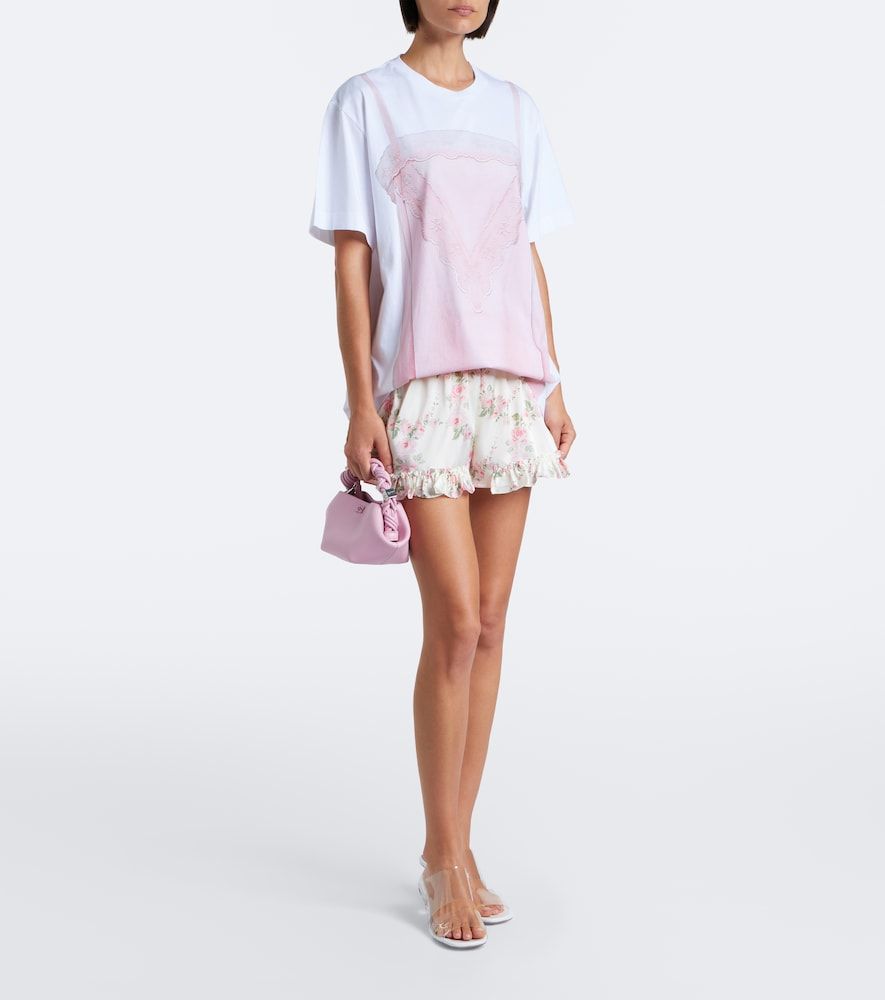 Trompe lâoil cotton jersey T-shirt - Simone Rocha - Modalova