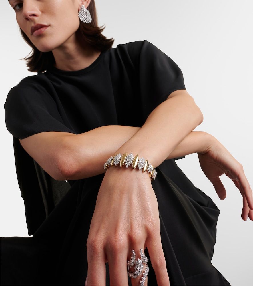 Pulsera Golden Strada de oro de 18 ct con diamantes - Yeprem - Modalova