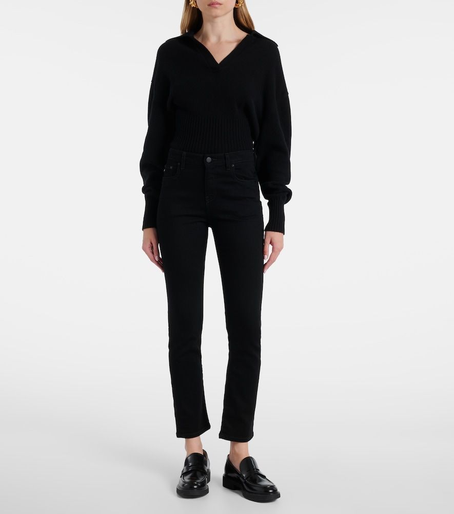 Mid-Rise Straight Jeans Mari - AG Jeans - Modalova