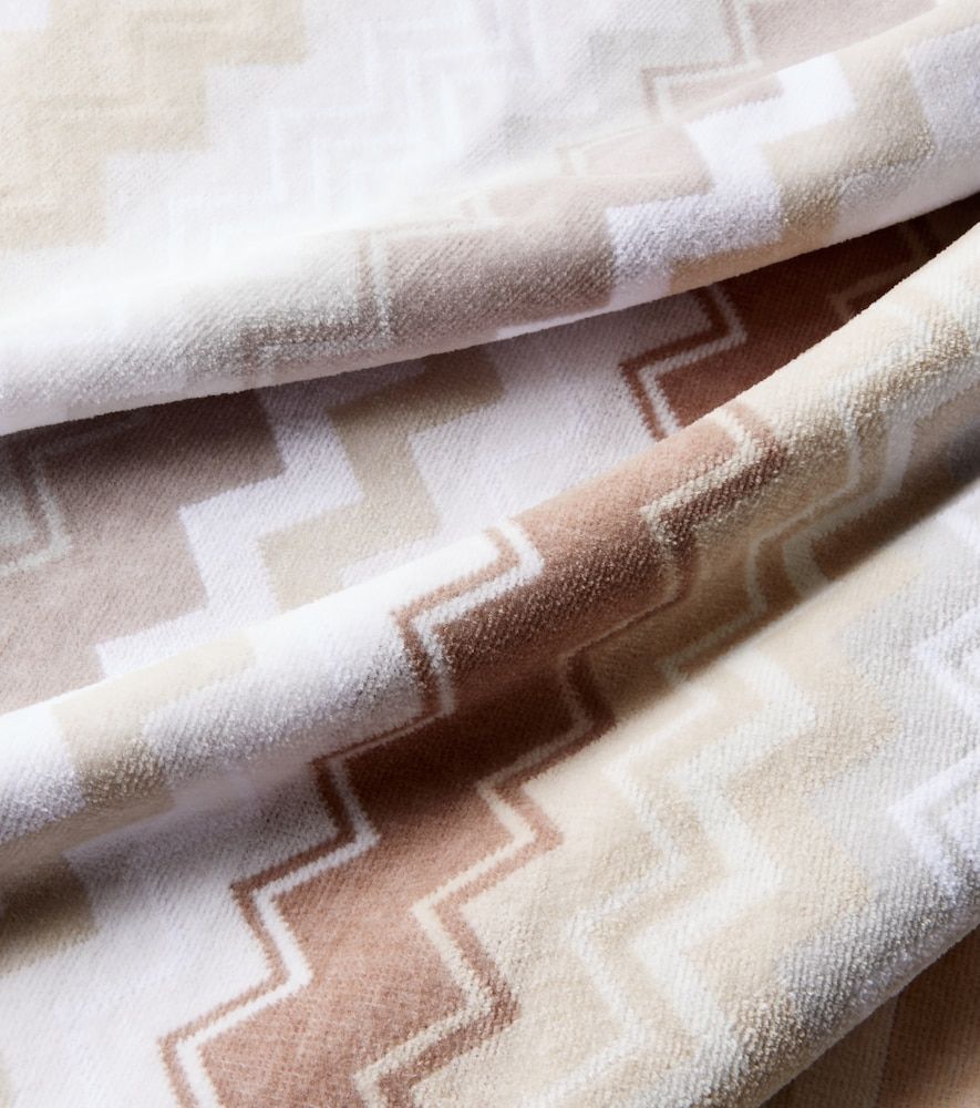 Toalla de baño Giacomo de rizo de algodón en zigzag - Missoni - Modalova