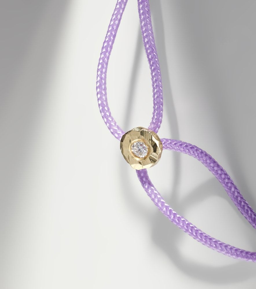 Parachute Nesting Gem 18kt gold bracelet with diamond - Octavia Elizabeth - Modalova