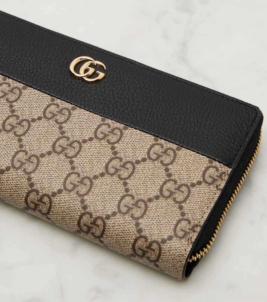 Portafoglio GG Marmont con pelle - Gucci - Modalova