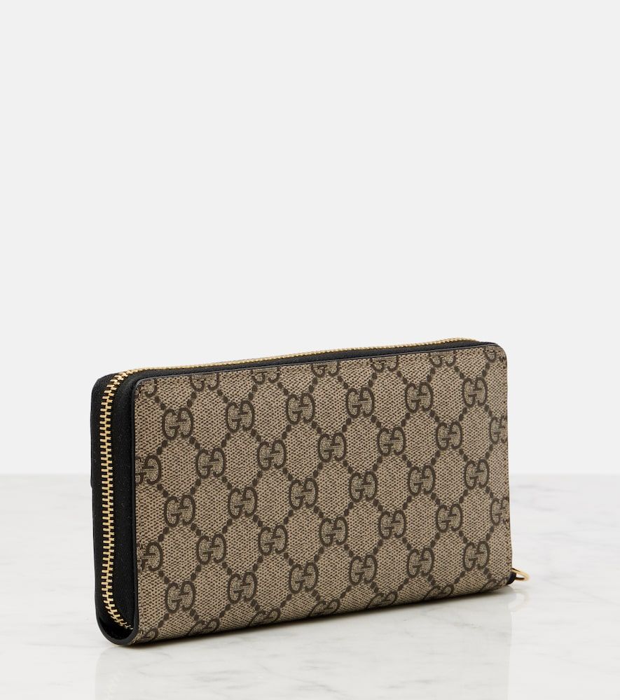 Gucci Cartera GG Marmont con piel - Gucci - Modalova
