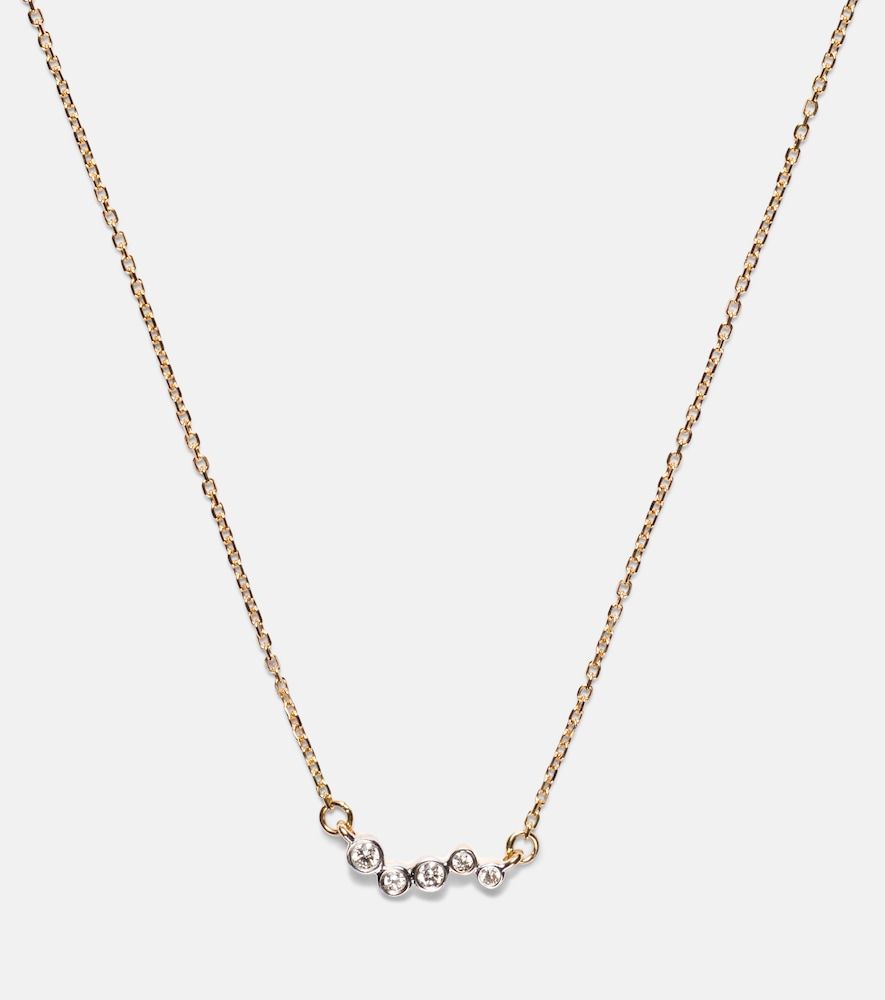 Collar de oro de 14 ct con diamantes - Mateo - Modalova
