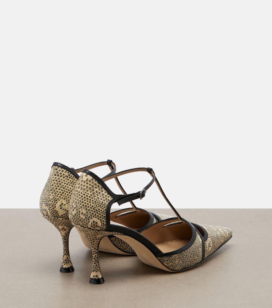Manolo Blahnik Pumps Gish aus Leder - Manolo Blahnik - Modalova