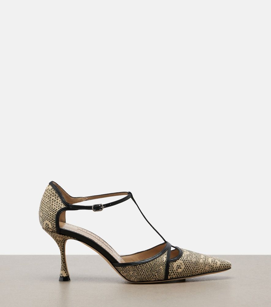 Manolo Blahnik Pumps Gish aus Leder - Manolo Blahnik - Modalova