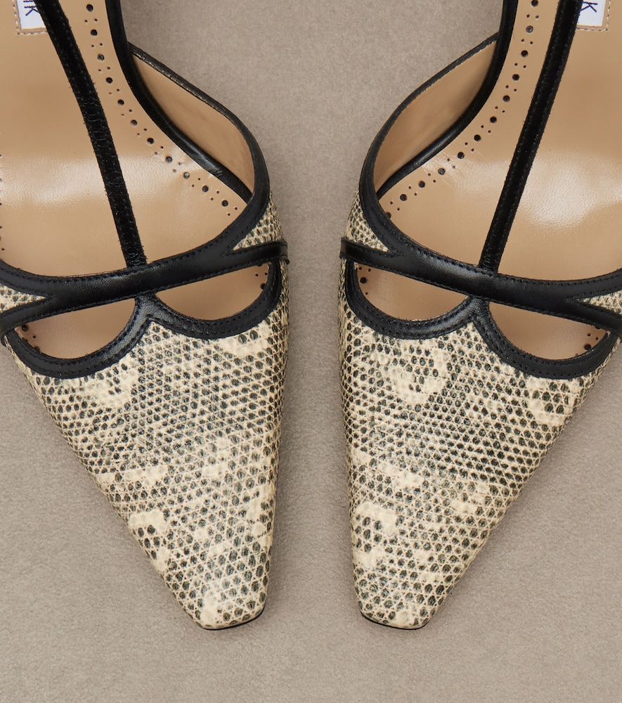 Manolo Blahnik Pumps Gish aus Leder - Manolo Blahnik - Modalova