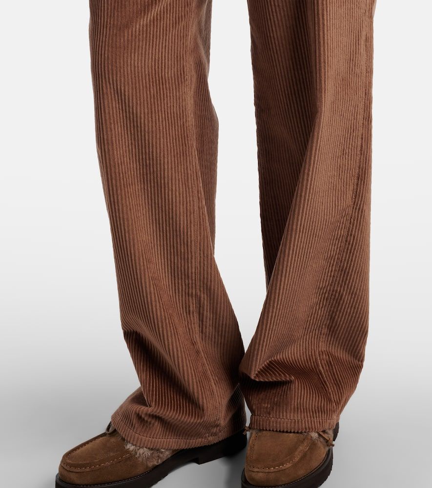 Pantalones de pana de algodón con cuentas Monili - Brunello Cucinelli - Modalova