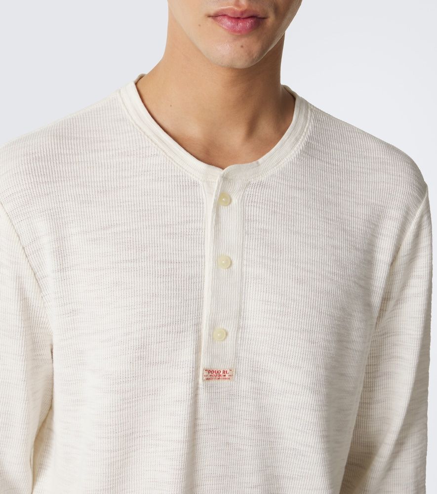 Camiseta con botones de algodón - Polo Ralph Lauren - Modalova
