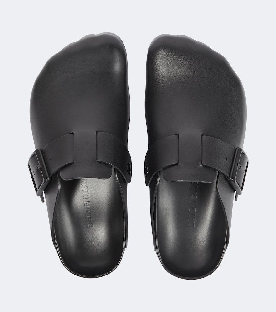 Balenciaga Slippers Sunday in pelle - Balenciaga - Modalova