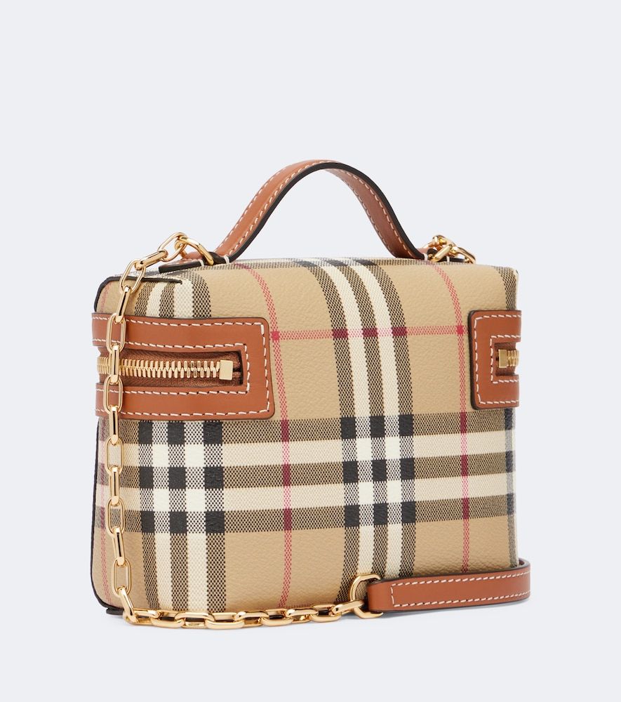 Borsa vanity mini Check - Burberry - Modalova