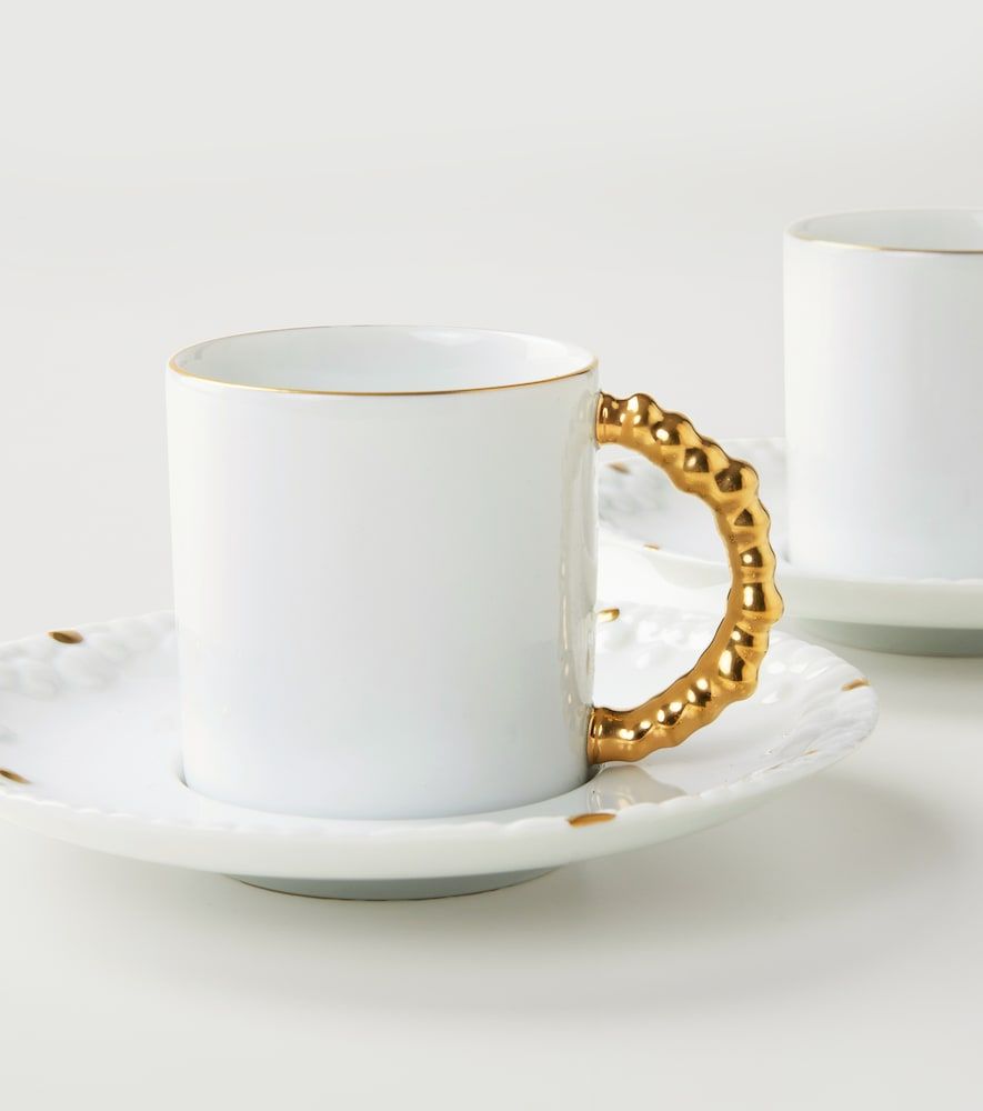 Set de 6 tazas y platillos de expreso Haas Mojave - L'Objet - Modalova