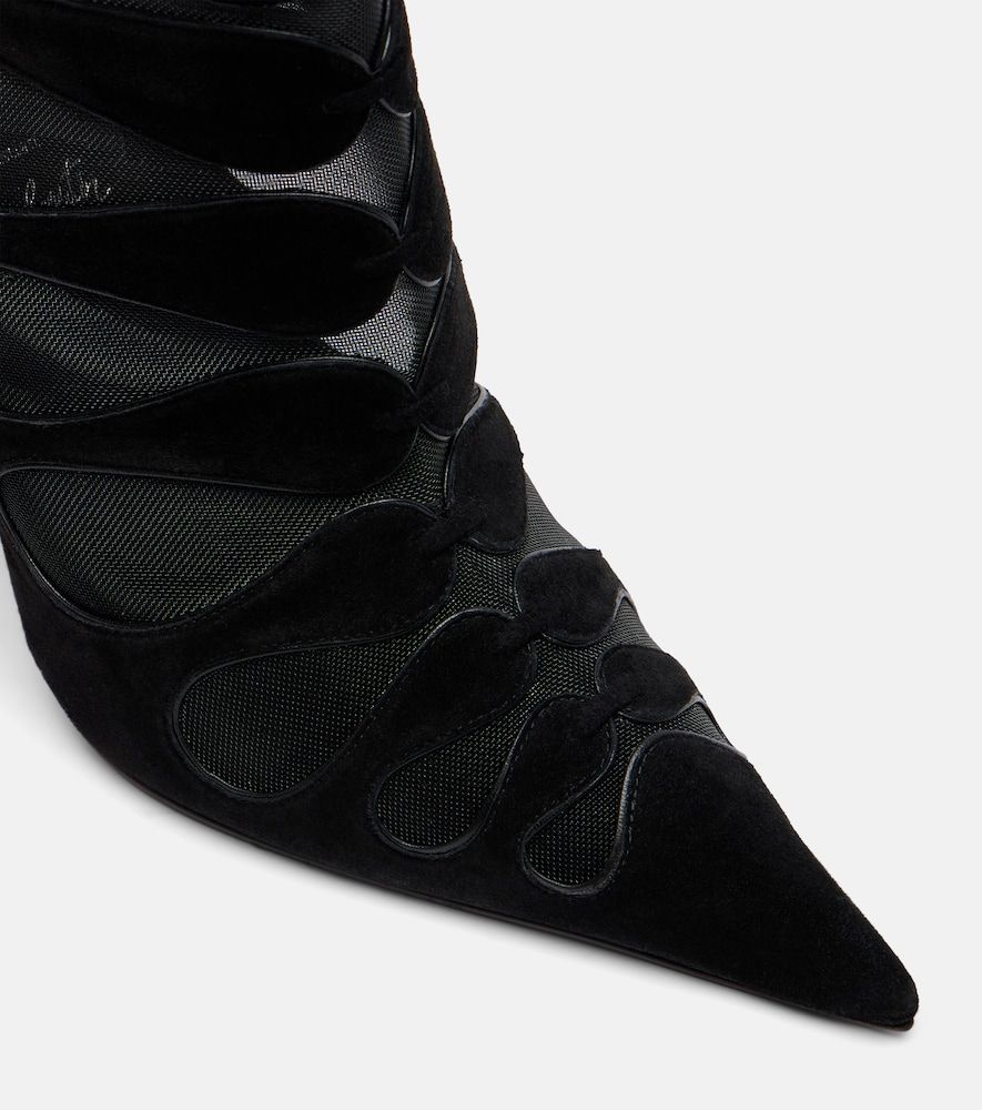 Ankle Boots Circle Max 100 aus Veloursleder - Christian Louboutin - Modalova