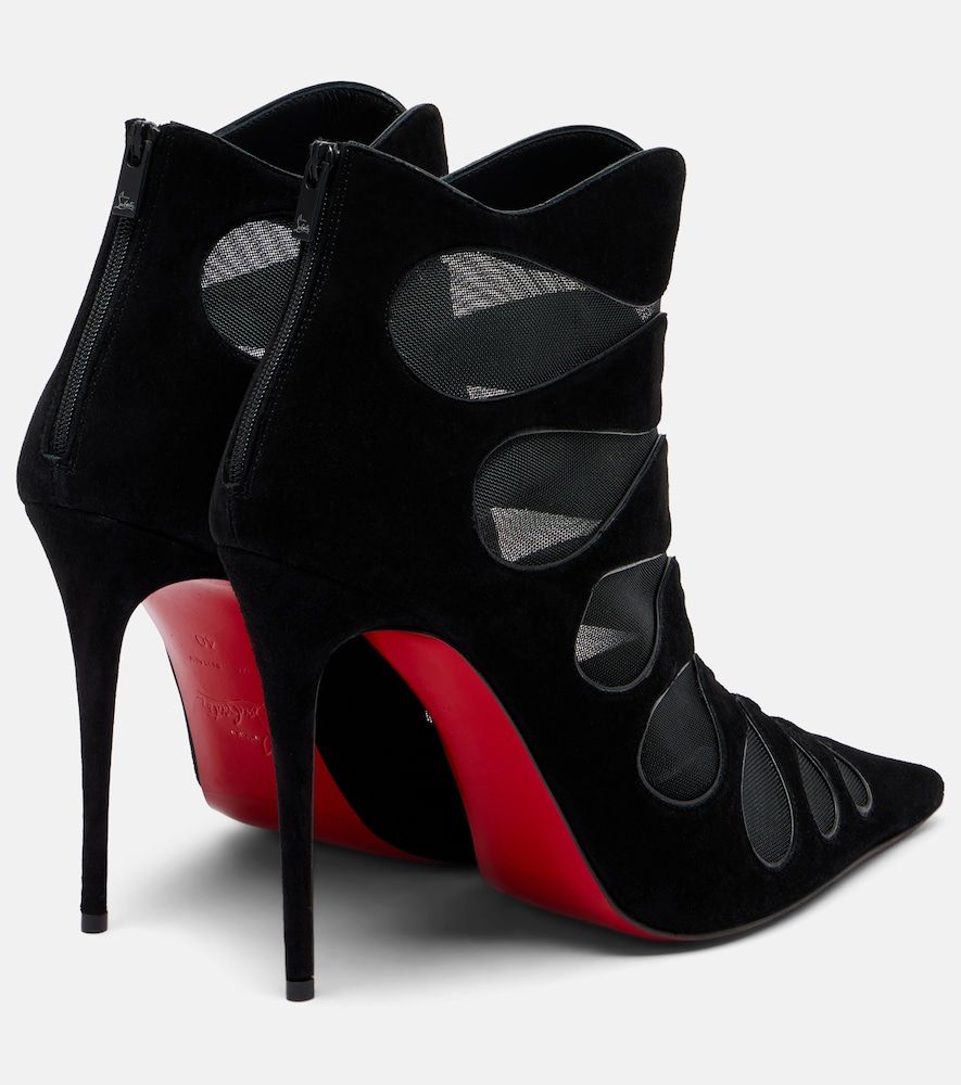 Ankle Boots Circle Max 100 aus Veloursleder - Christian Louboutin - Modalova