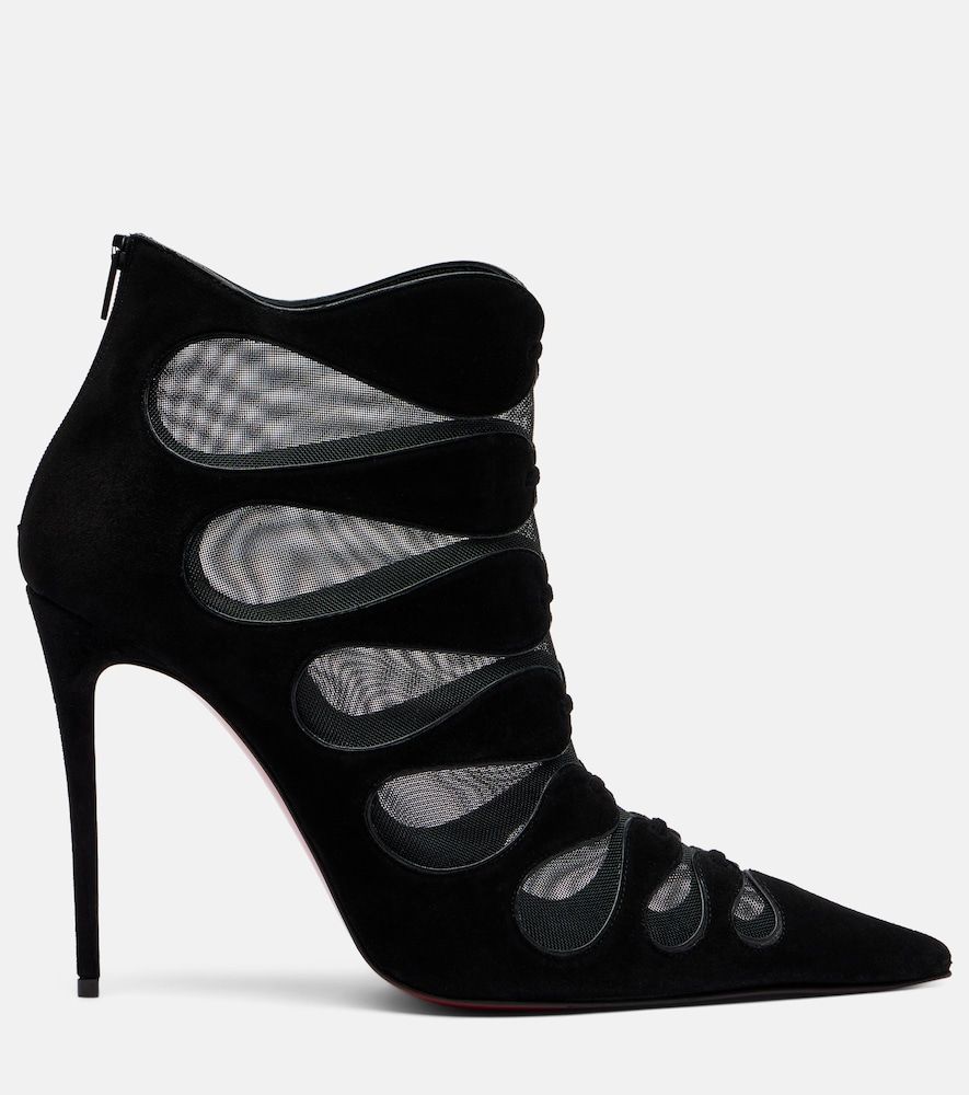 Ankle Boots Circle Max 100 aus Veloursleder - Christian Louboutin - Modalova