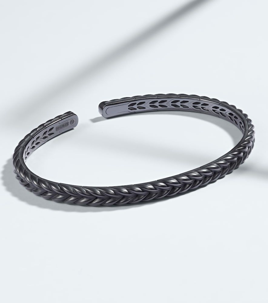 Chevron titanium cuff bracelet - David Yurman - Modalova