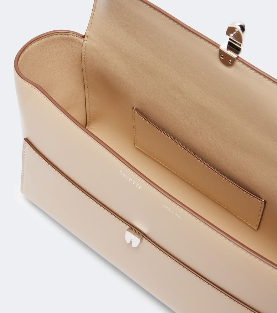 Borsa a mano Symmetry Trapeze Small in pelle - Savette - Modalova