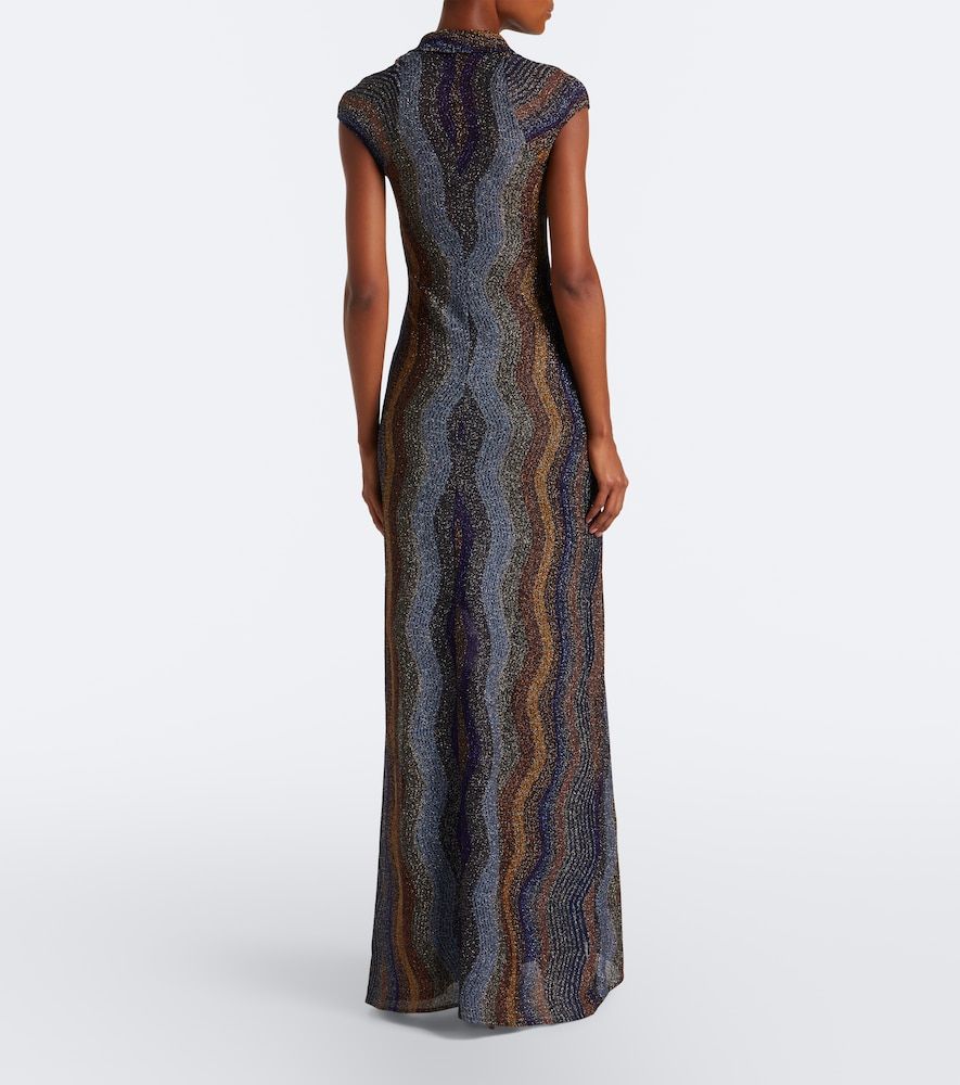 Abito corto in maglia lamé con lurex - Missoni - Modalova