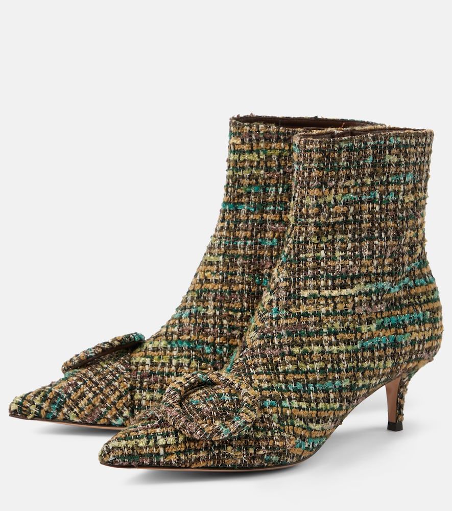 Ankle Boots 55 aus Bouclé - Gianvito Rossi - Modalova
