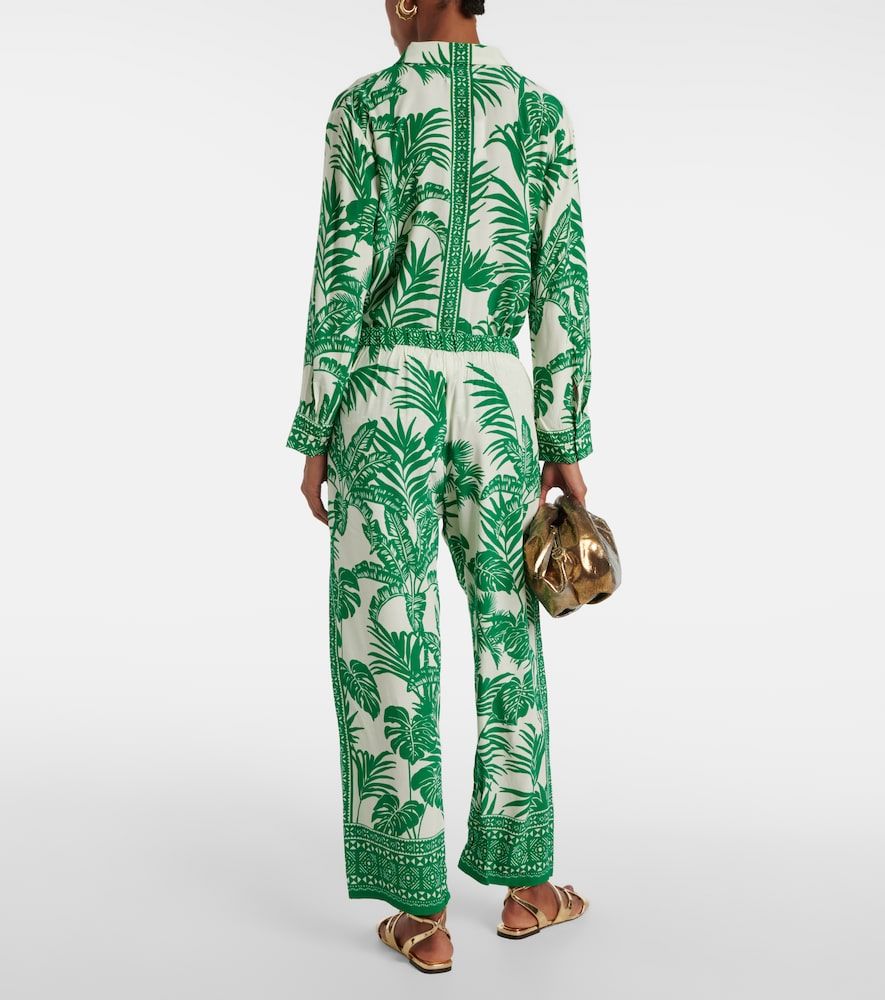 Iris high-rise straight pants - Velvet - Modalova