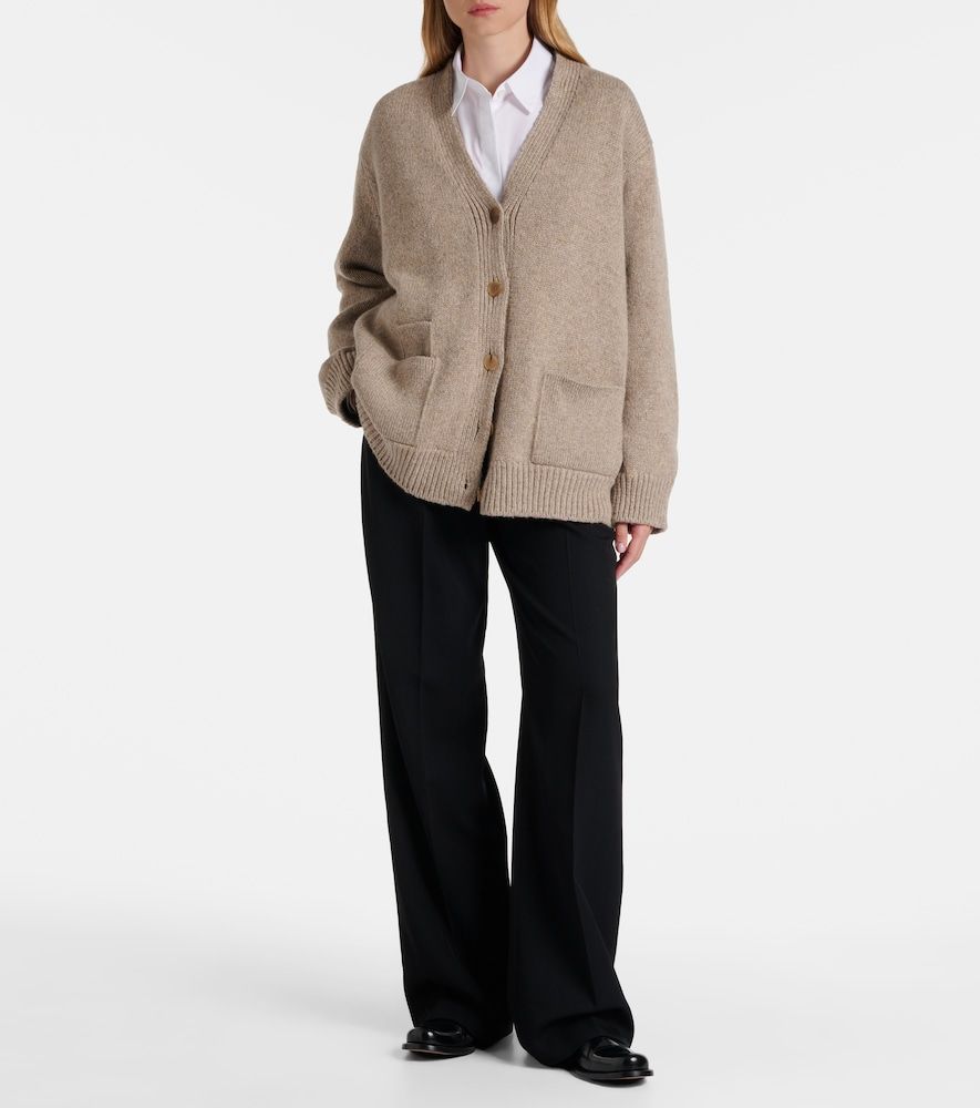Pantalones anchos Virgil de gabardina de lana - The Row - Modalova