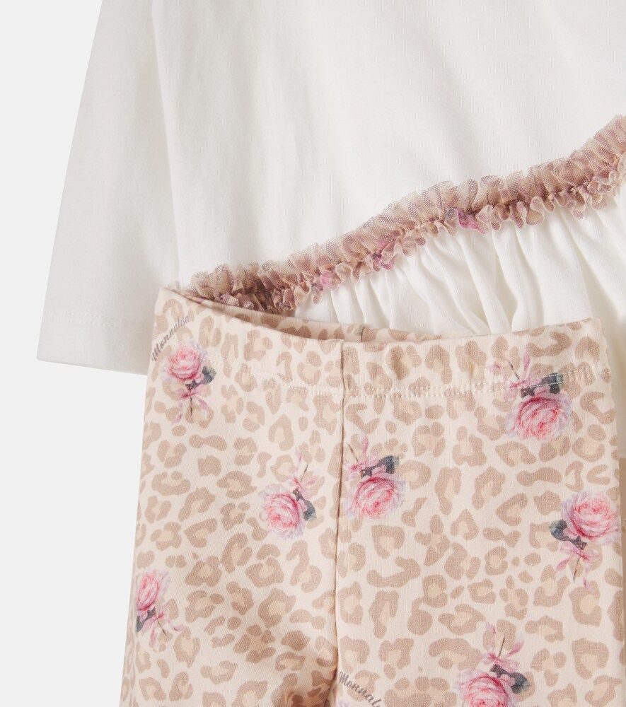 Bebé - set de camiseta y pantalones de jersey de algodón - Monnalisa - Modalova