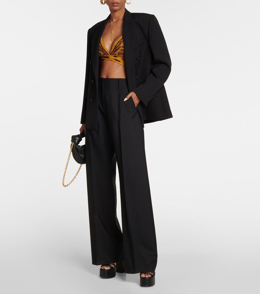 Top cropped Davion in maglia jacquard - Altuzarra - Modalova