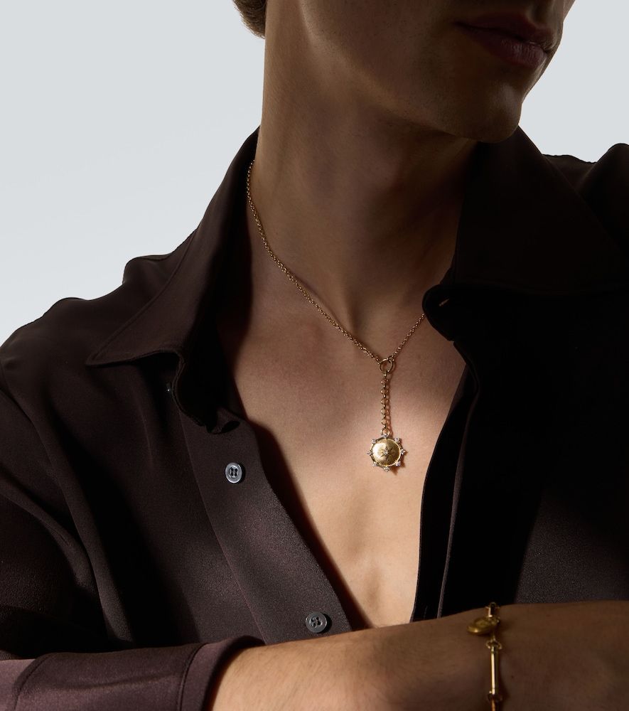 Halskette Spark aus 18kt Gelbgold mit Diamanten - FoundRae - Modalova