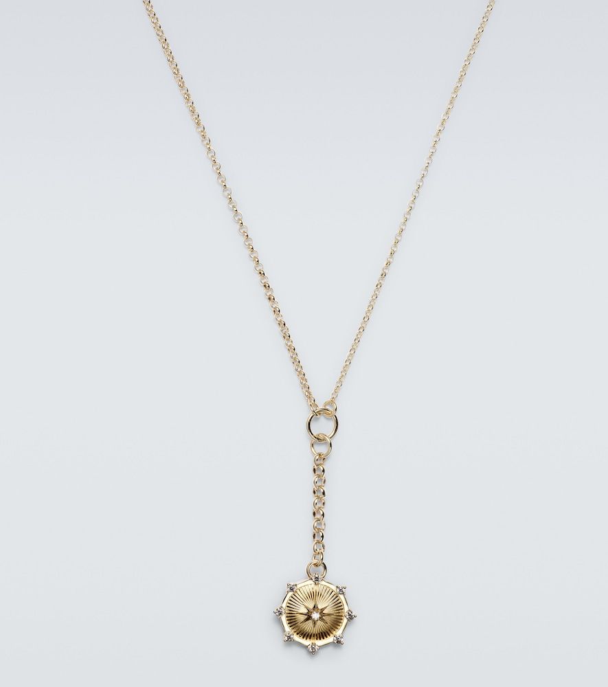 Halskette Spark aus 18kt Gelbgold mit Diamanten - FoundRae - Modalova