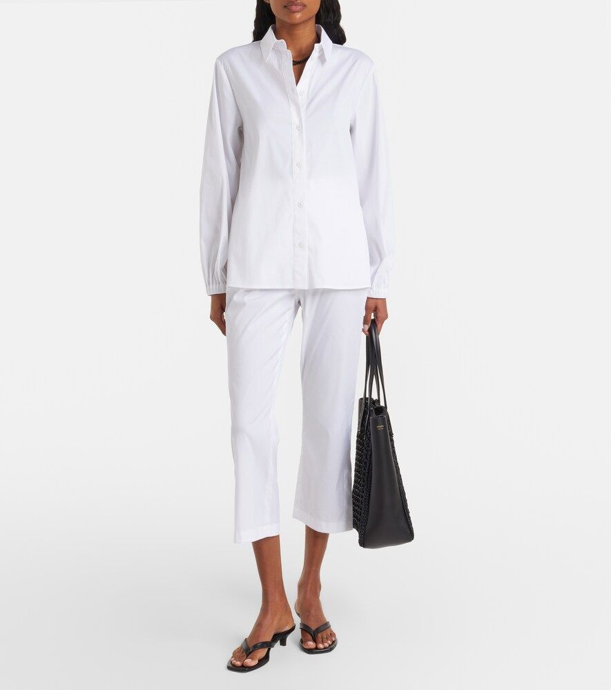 Pantaloni a gamba larga Curve in misto cotone - Max Mara - Modalova