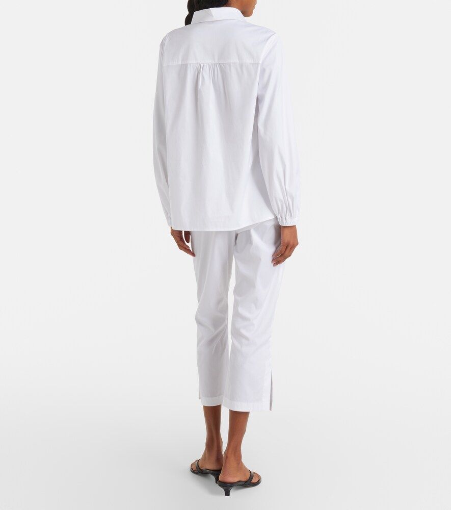 Pantaloni a gamba larga Curve in misto cotone - Max Mara - Modalova