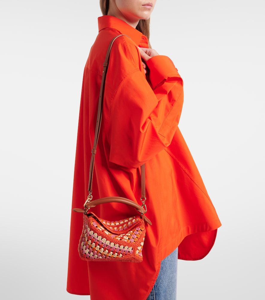 Bolso Paula's Ibiza Puzzle Mini de rafia - Loewe - Modalova