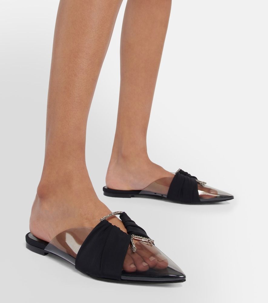 Mules in PVC con cristalli - Nensi Dojaka - Modalova