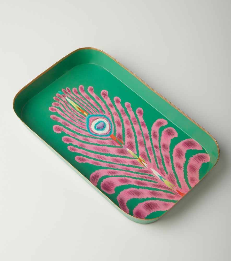 Vassoio Peacock by Matthew Williamson - Les-Ottomans - Modalova