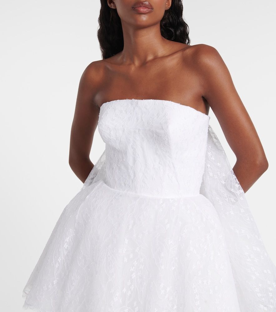 Givenchy Caped lace bustier dress - Givenchy - Modalova