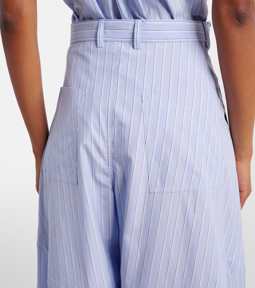 Paula's Ibiza striped cotton poplin wide-leg pants - Loewe - Modalova